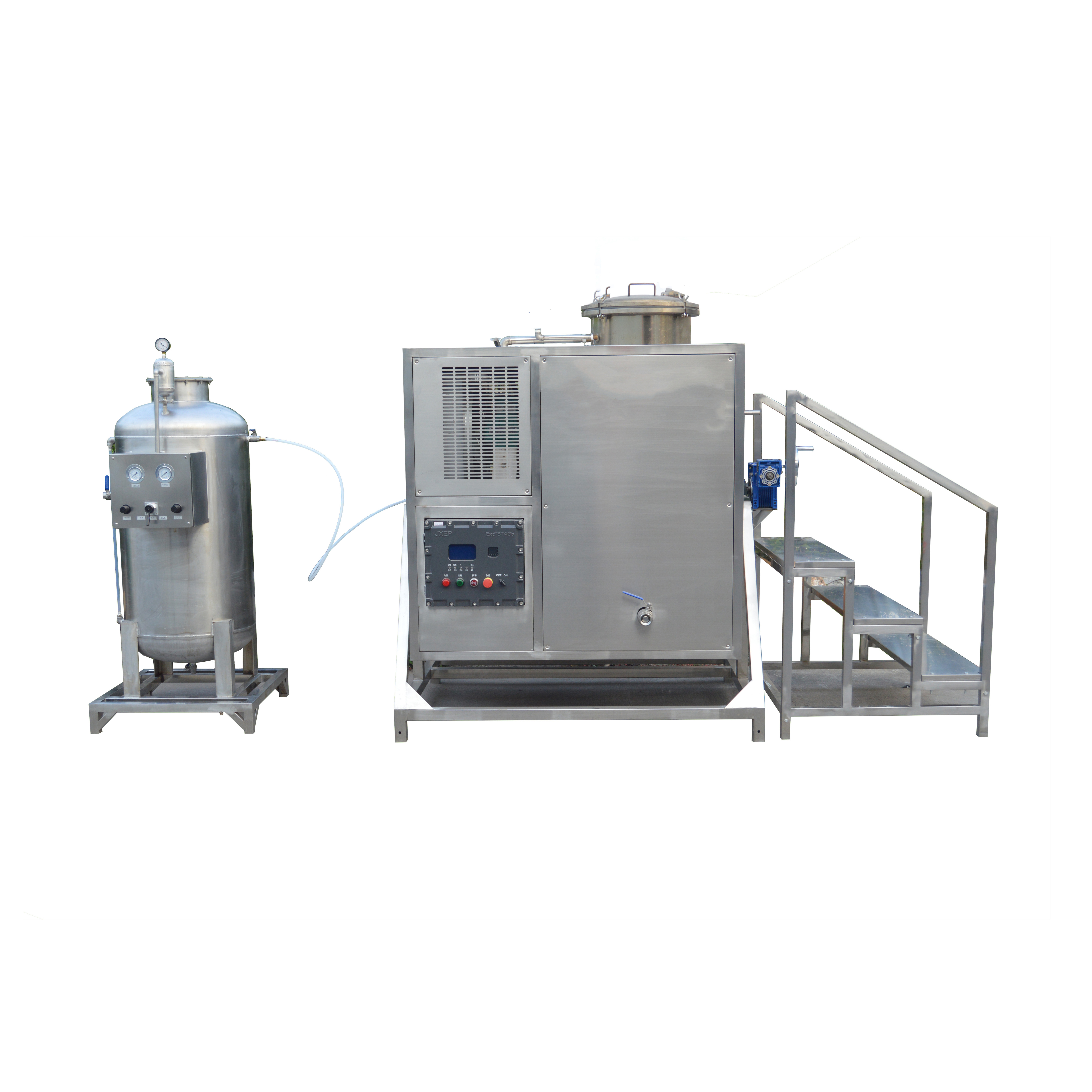 T250溶剂回收机+真空减压泵